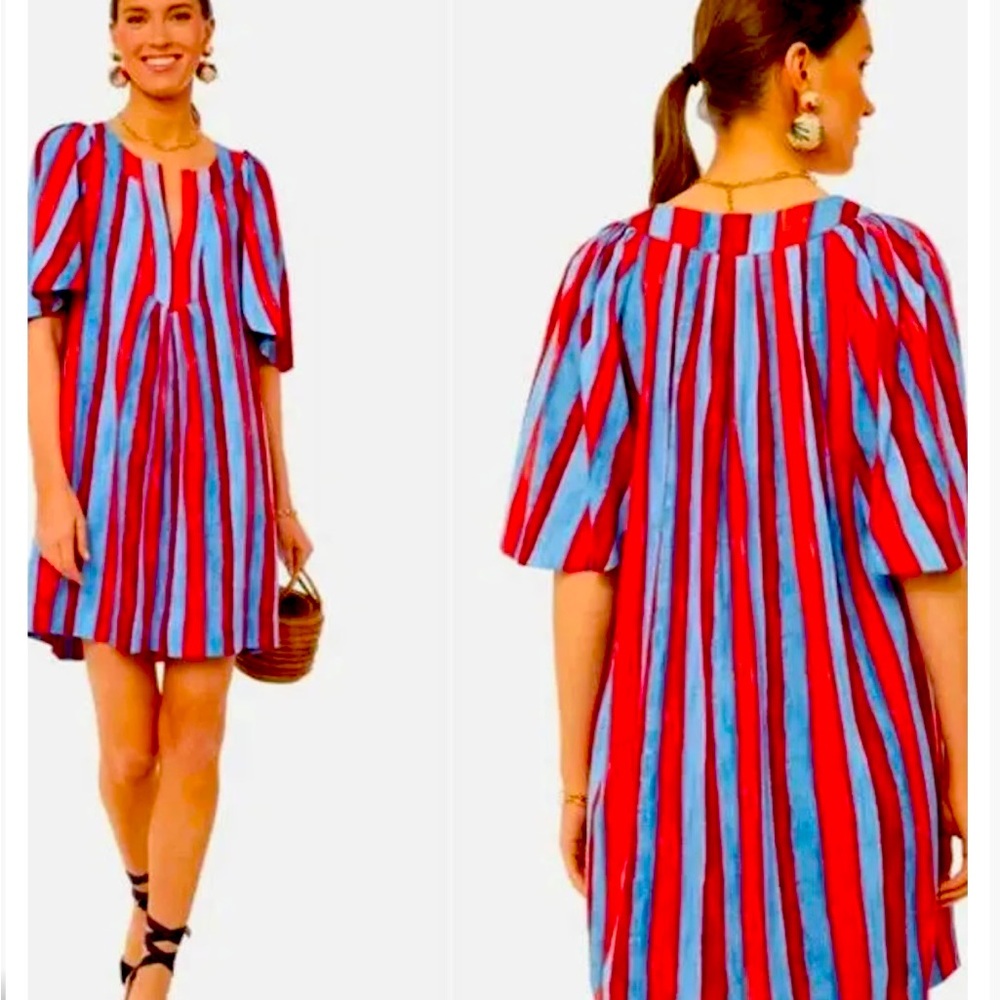 Tuckernuck Pomander Place linen dress size XXL